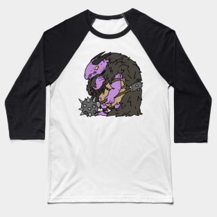 Dragonborn Barbarian Baseball T-Shirt